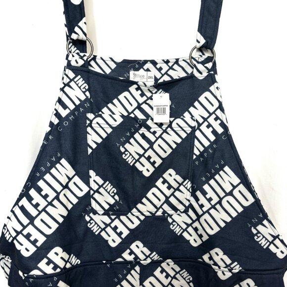 The Office Dunder Mifflin Overalls Jump Suit Unisex NWT - Picture 4 of 9